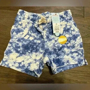 NWT Cat & Jack Blue Tie-Dye Easy On Easy Off Shorts XS Summer